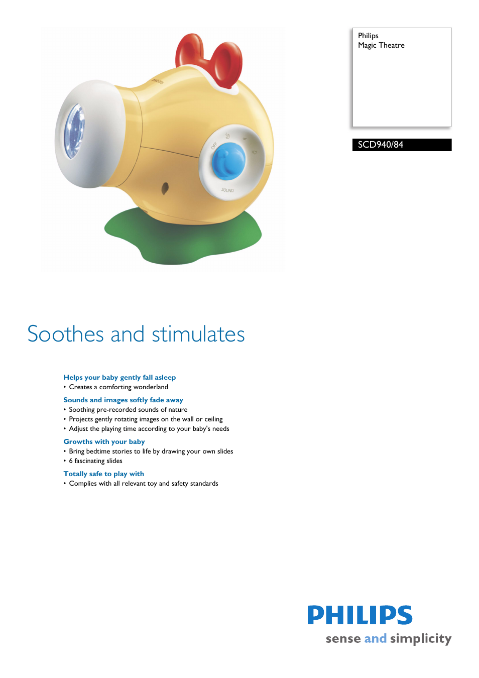 Philips SCD940 User Manual | 2 pages