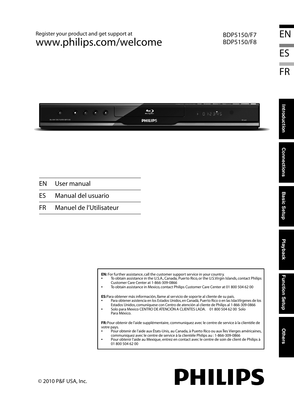 Philips BDP5150/F7 User Manual | 60 pages