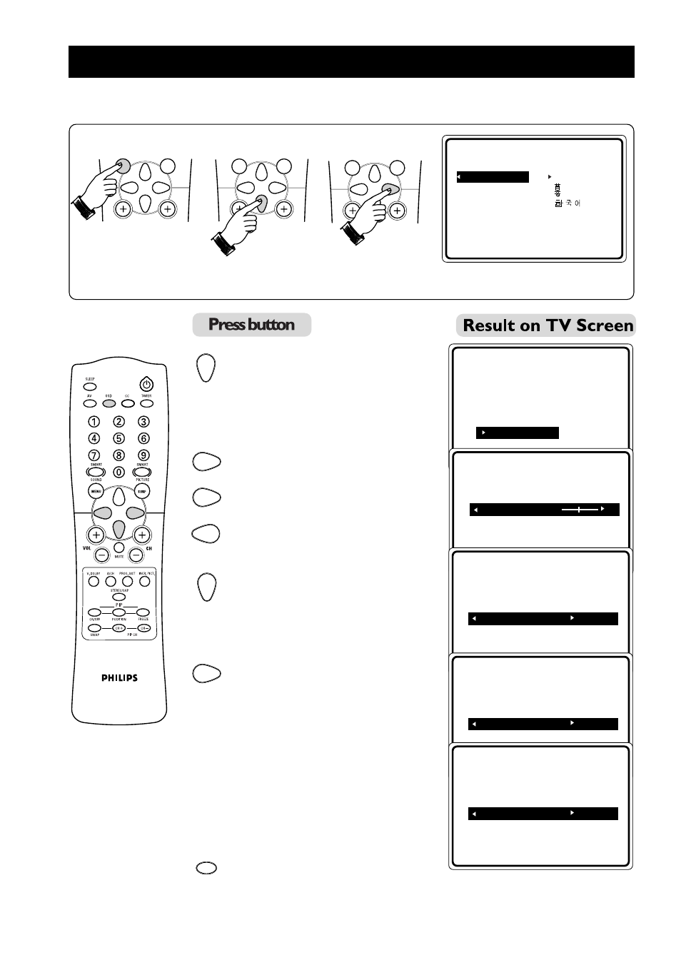 Uning of, Hannels | Philips 55PP925 User Manual | Page 15 / 38