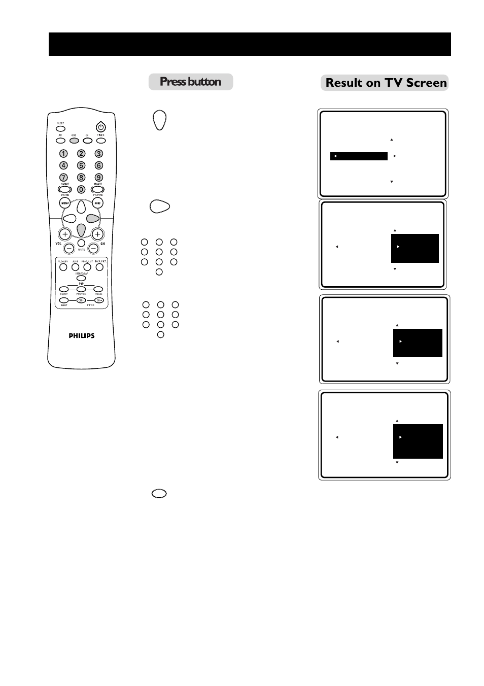 Ctivating the, Hild, Hange code | Philips 55PP925 User Manual | Page 27 / 38