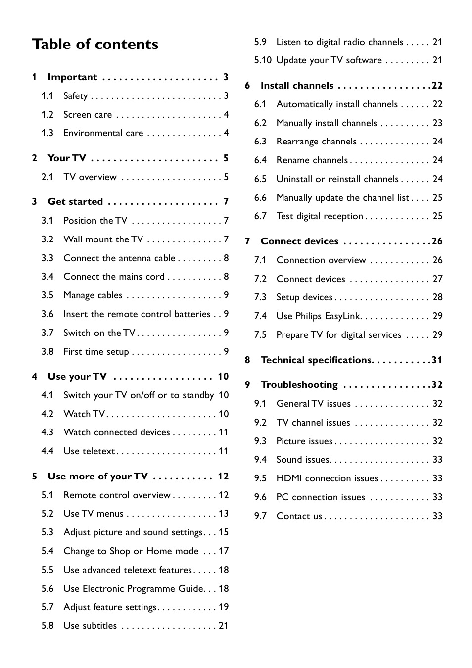Philips 20HFL3330D/10 User Manual | Page 13 / 48