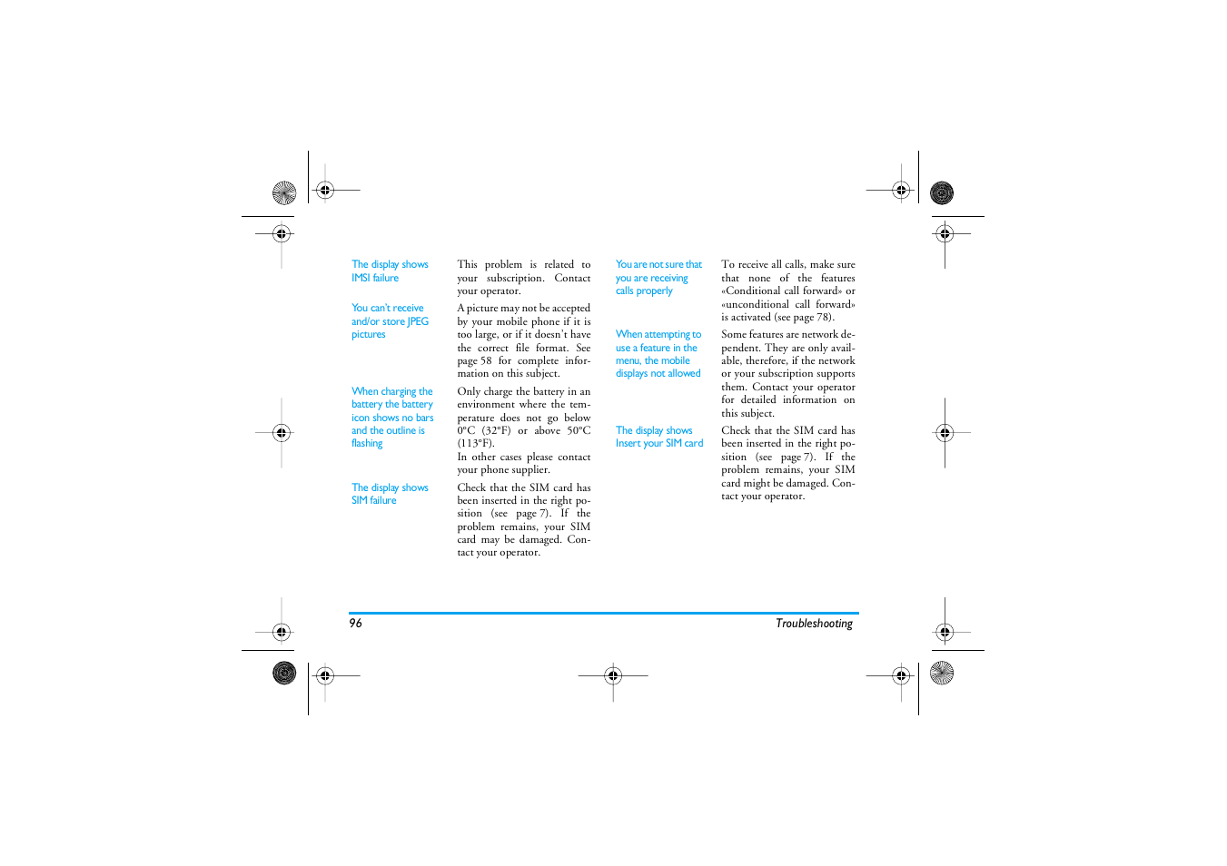 Philips 535 User Manual | Page 98 / 102