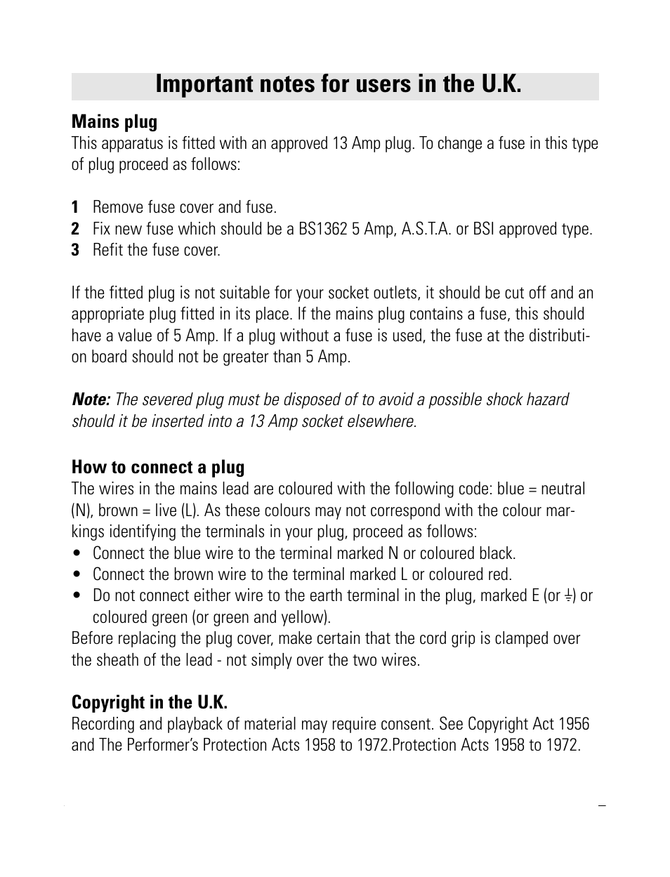 Philips AJ3231/05 User Manual | Page 3 / 12