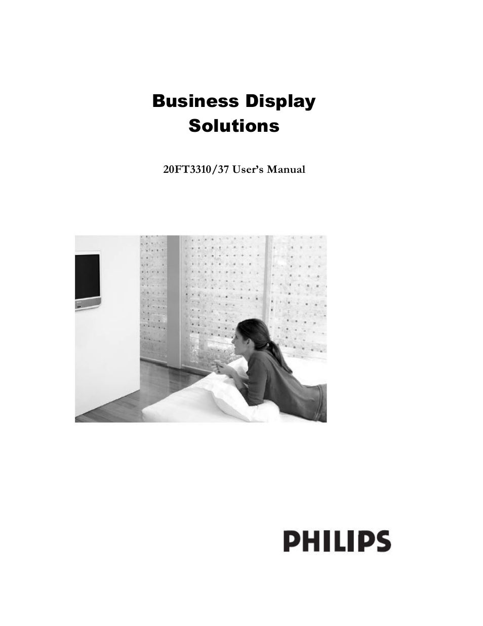 Philips 20FT3310/37 User Manual | 14 pages