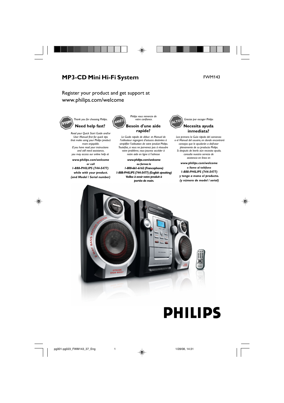 Philips FW M143 User Manual | 24 pages