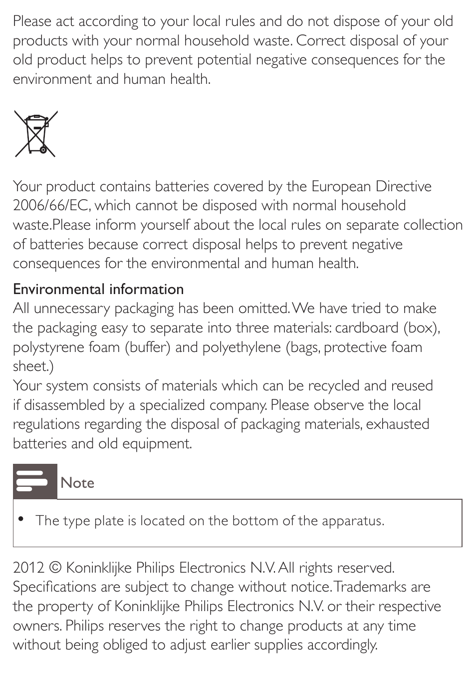 Philips AJ7010 User Manual | Page 23 / 25