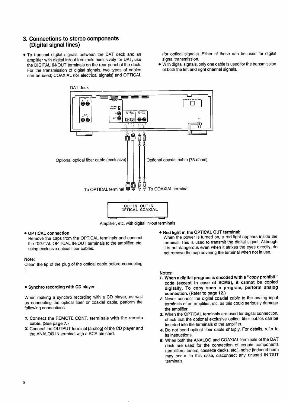 Philips DAT850 User Manual | Page 8 / 28