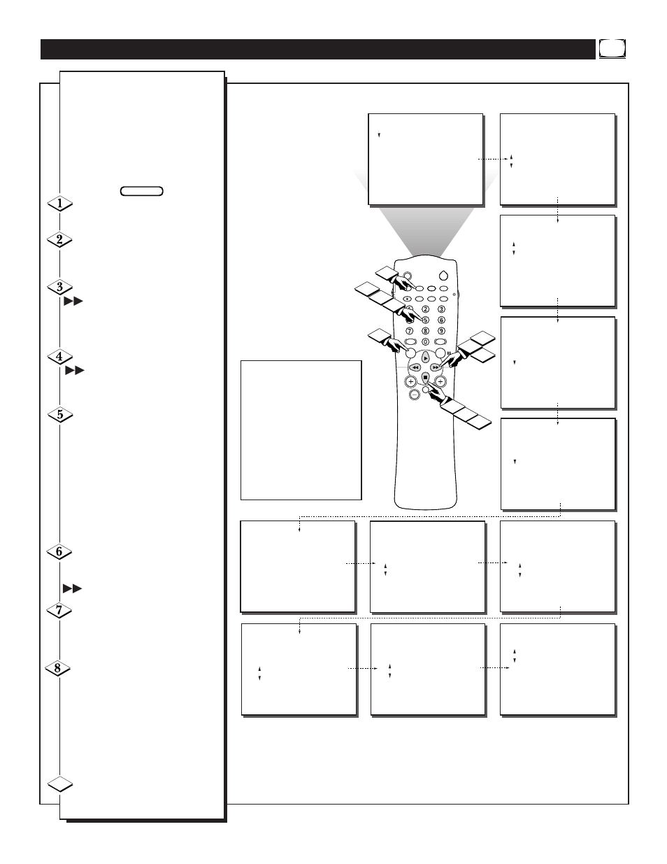 Sing, Mart, Etting up the | Ccess | Philips TS3659C1 User Manual | Page 13 / 48