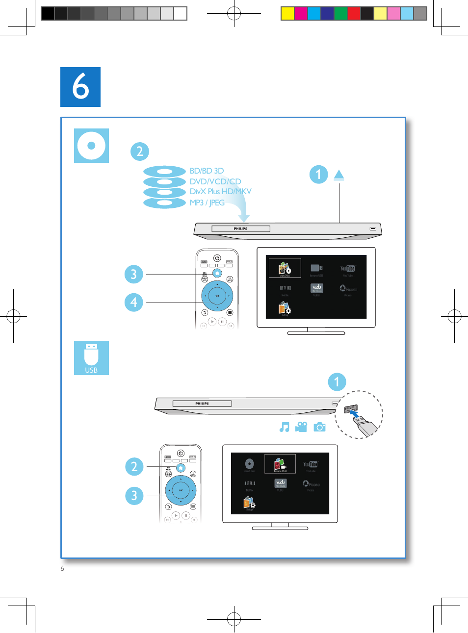 Philips BDP2985 User Manual | Page 6 / 29