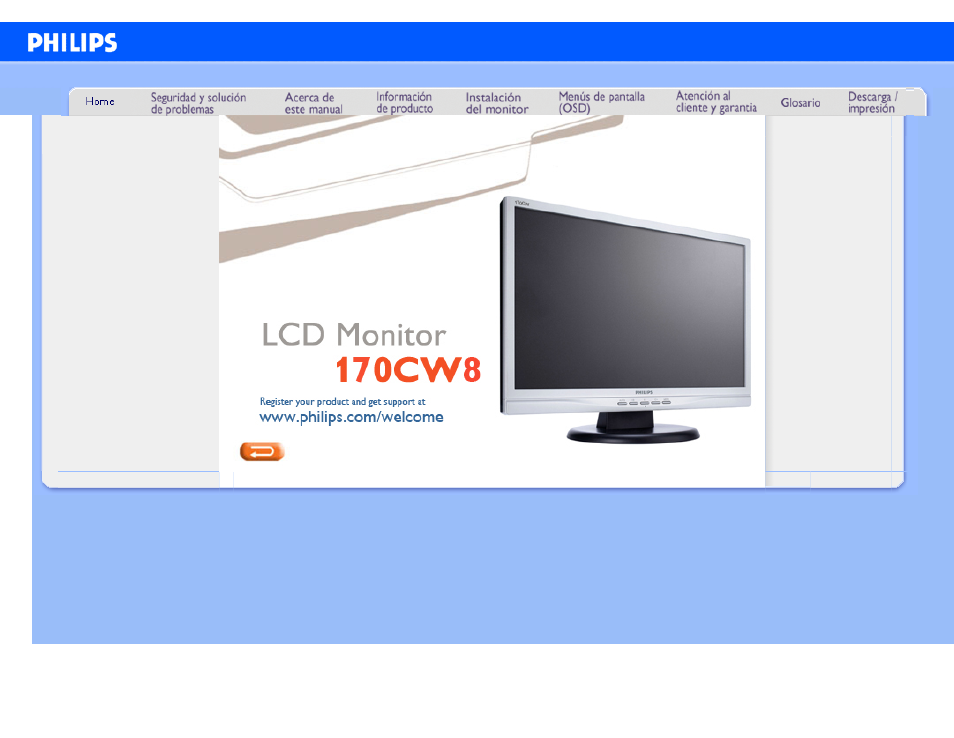 Philips 170CW8 User Manual | 91 pages