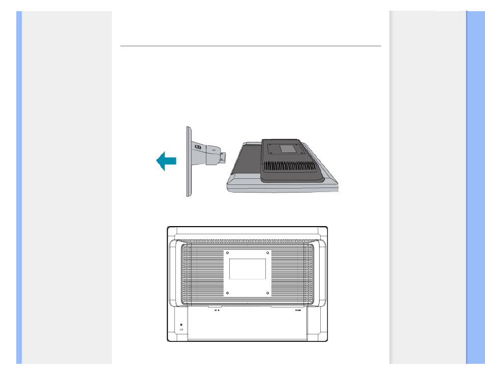 La base | Philips 170CW8 User Manual | Page 46 / 91