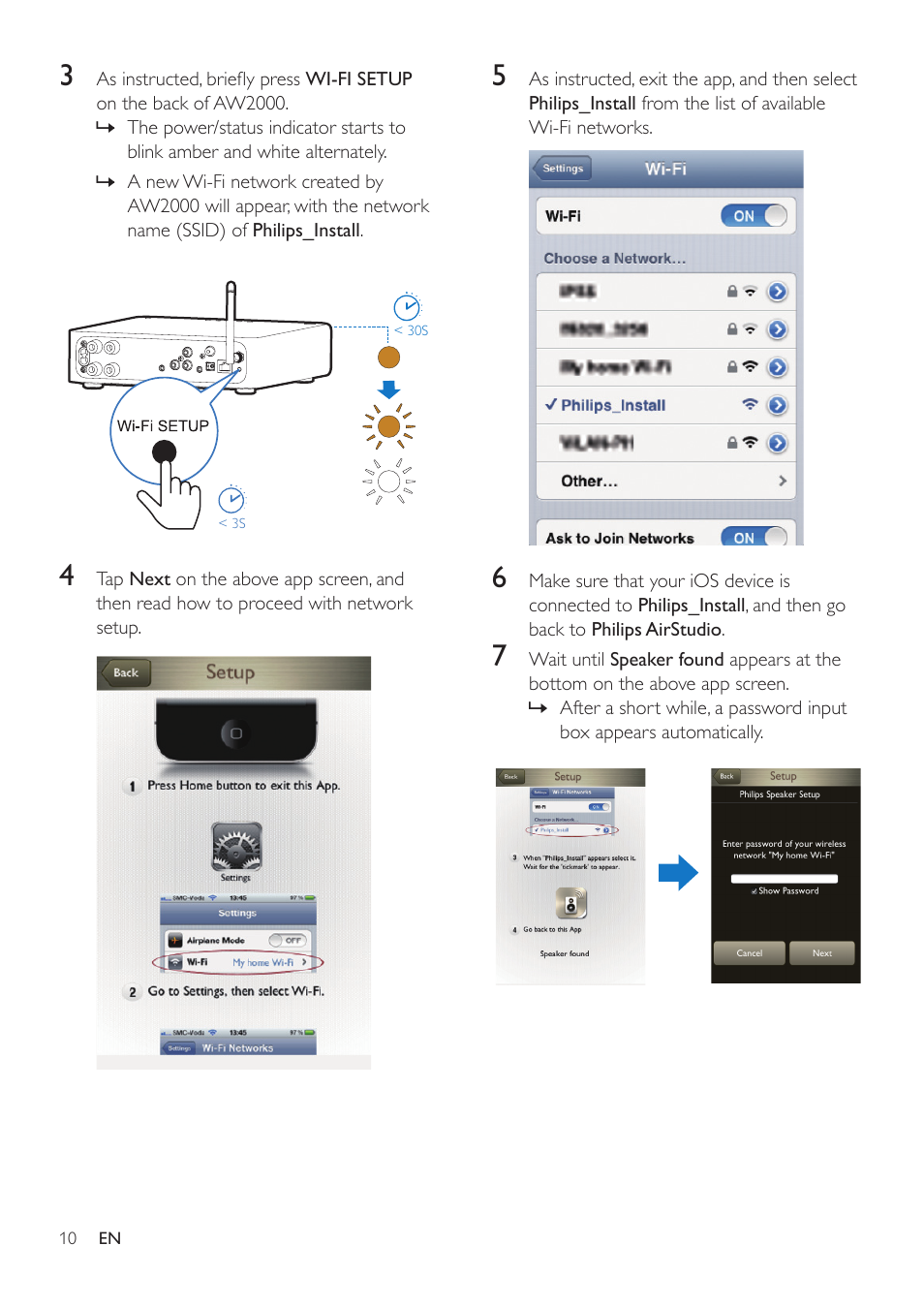 Philips AW2000 User Manual | Page 12 / 32