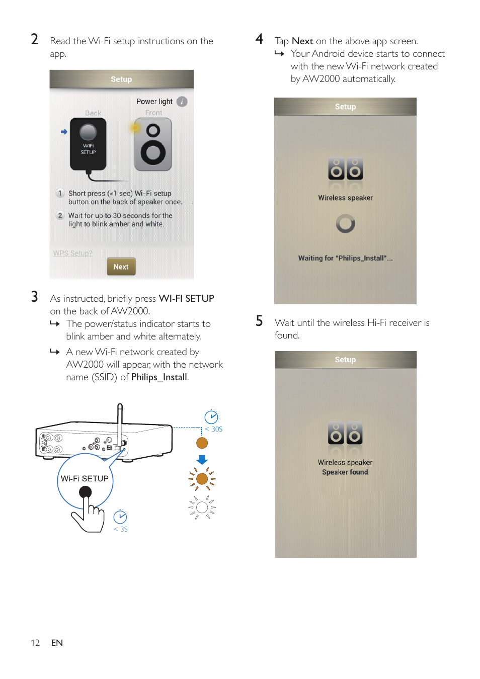 Philips AW2000 User Manual | Page 14 / 32