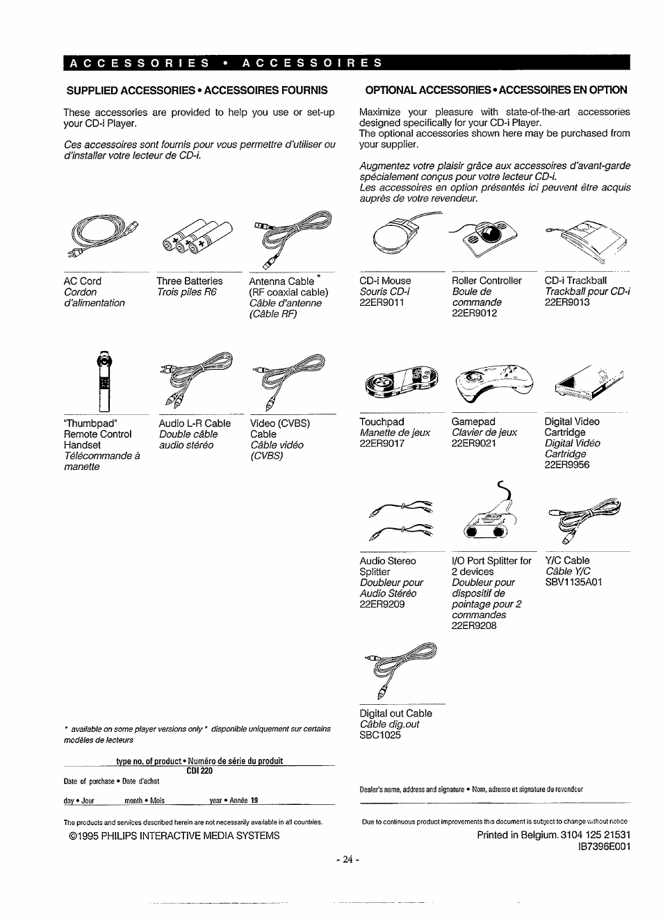 Philips CDI220/80P User Manual | Page 24 / 24