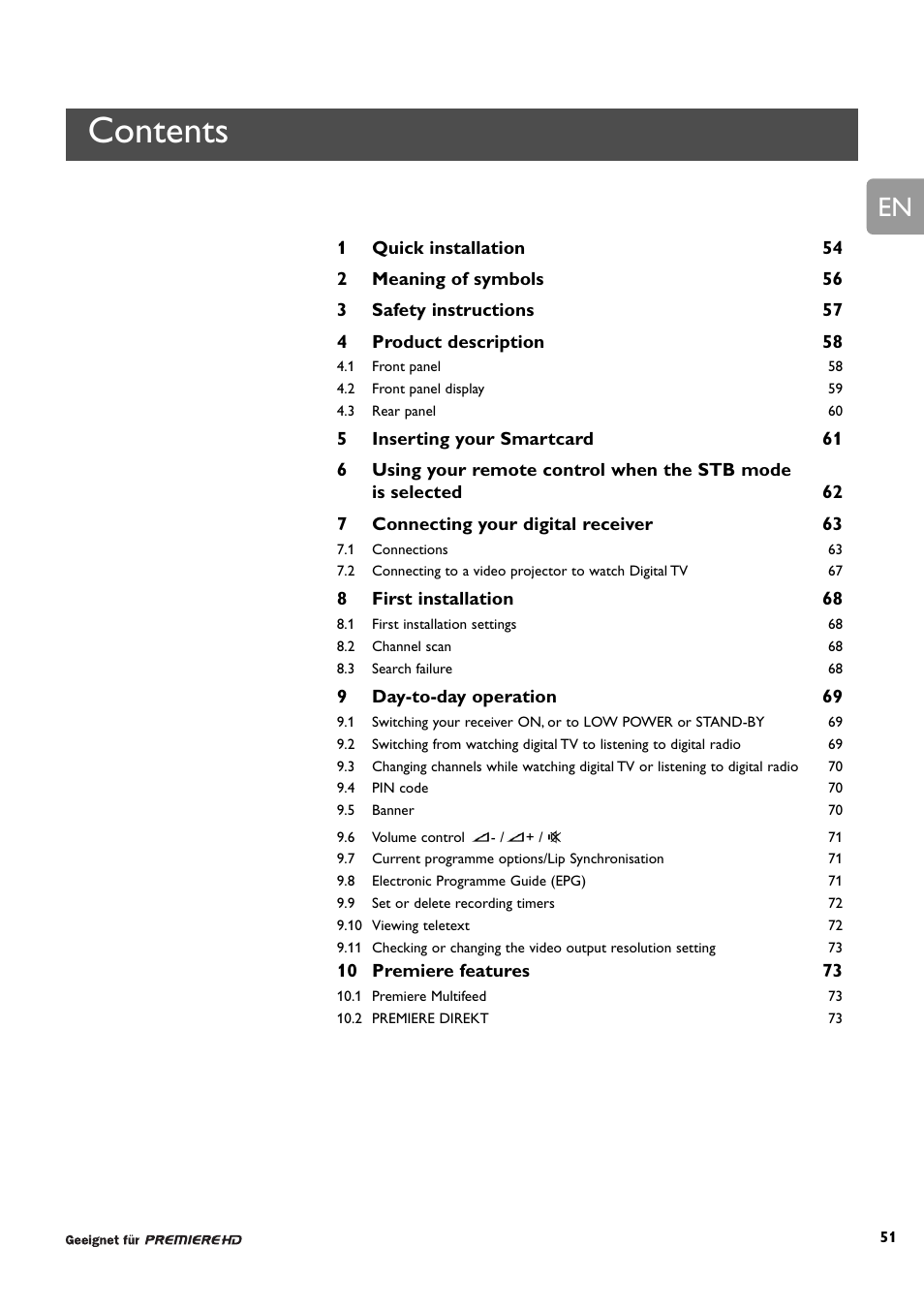 Philips DCR 9001/02 User Manual | Page 3 / 64