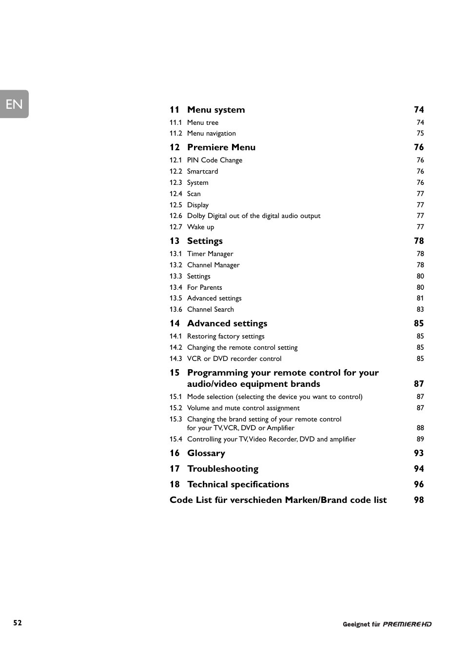 Philips DCR 9001/02 User Manual | Page 4 / 64