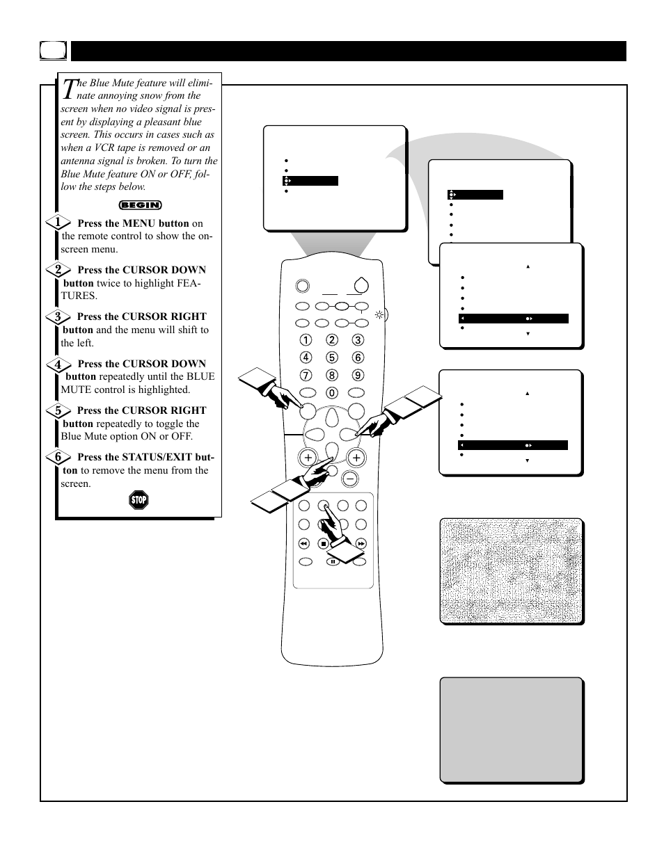 Ctivating the, Ute control | Philips 3121 235 20301 User Manual | Page 10 / 52