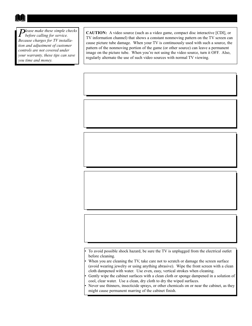 Roubleshooting, Cleaning and care | Philips 3121 235 20301 User Manual | Page 48 / 52