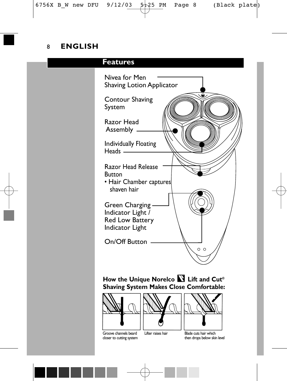 Features | Philips 6756 X User Manual | Page 7 / 43