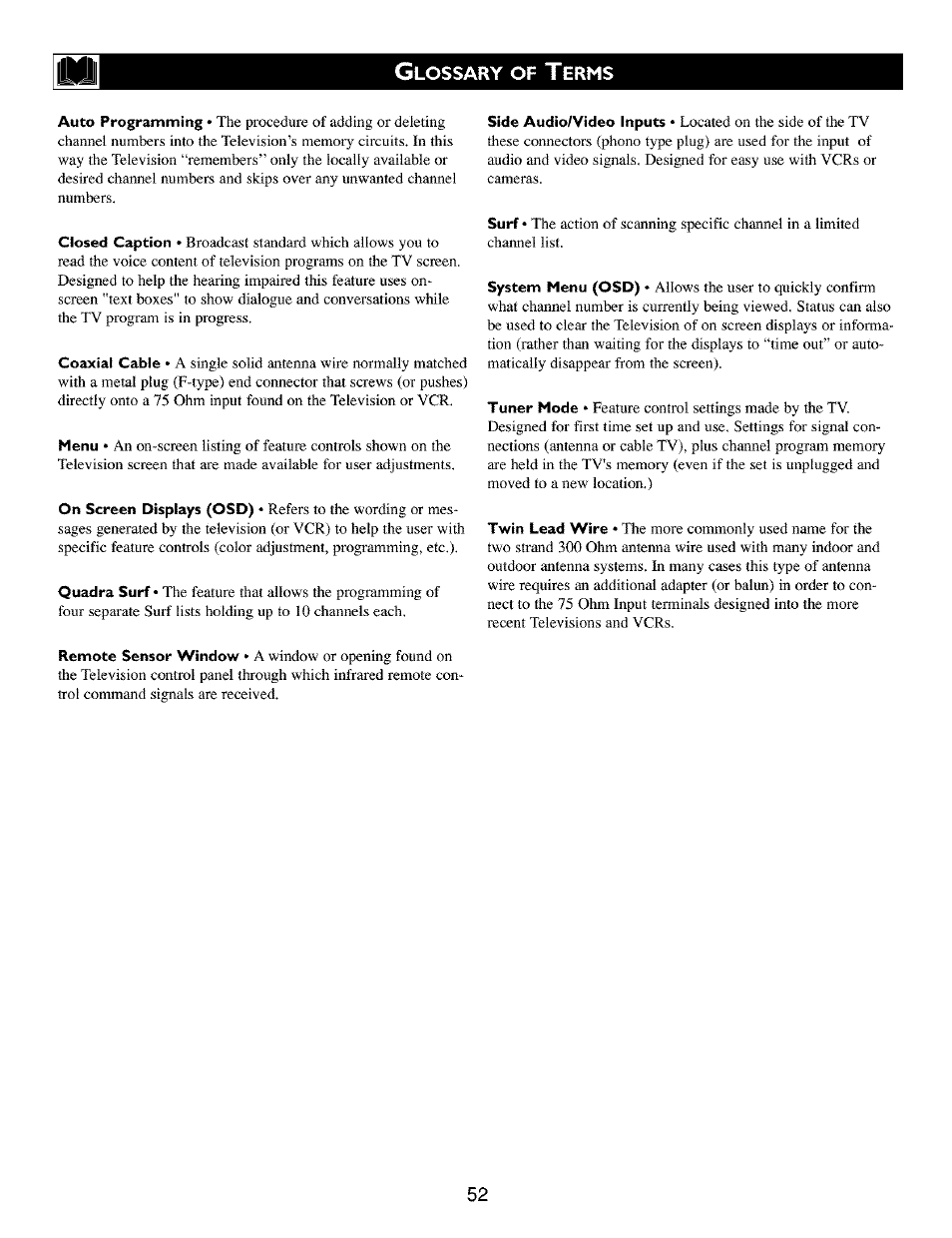 Philips TV DVD Combo User Manual | Page 52 / 62