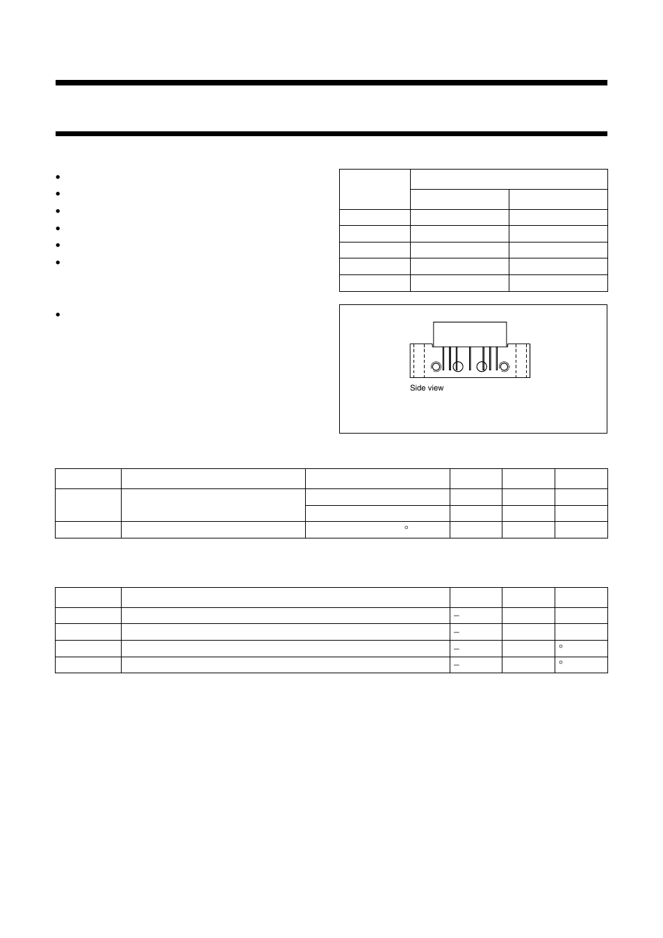 Features, Applications, Description | Pinning - sot115j, Quick reference data, Limiting values | Philips BGD906 User Manual | Page 2 / 11
