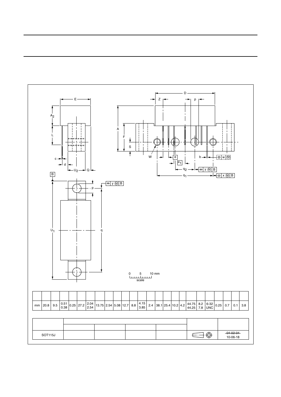 Package outline | Philips BGD906 User Manual | Page 8 / 11