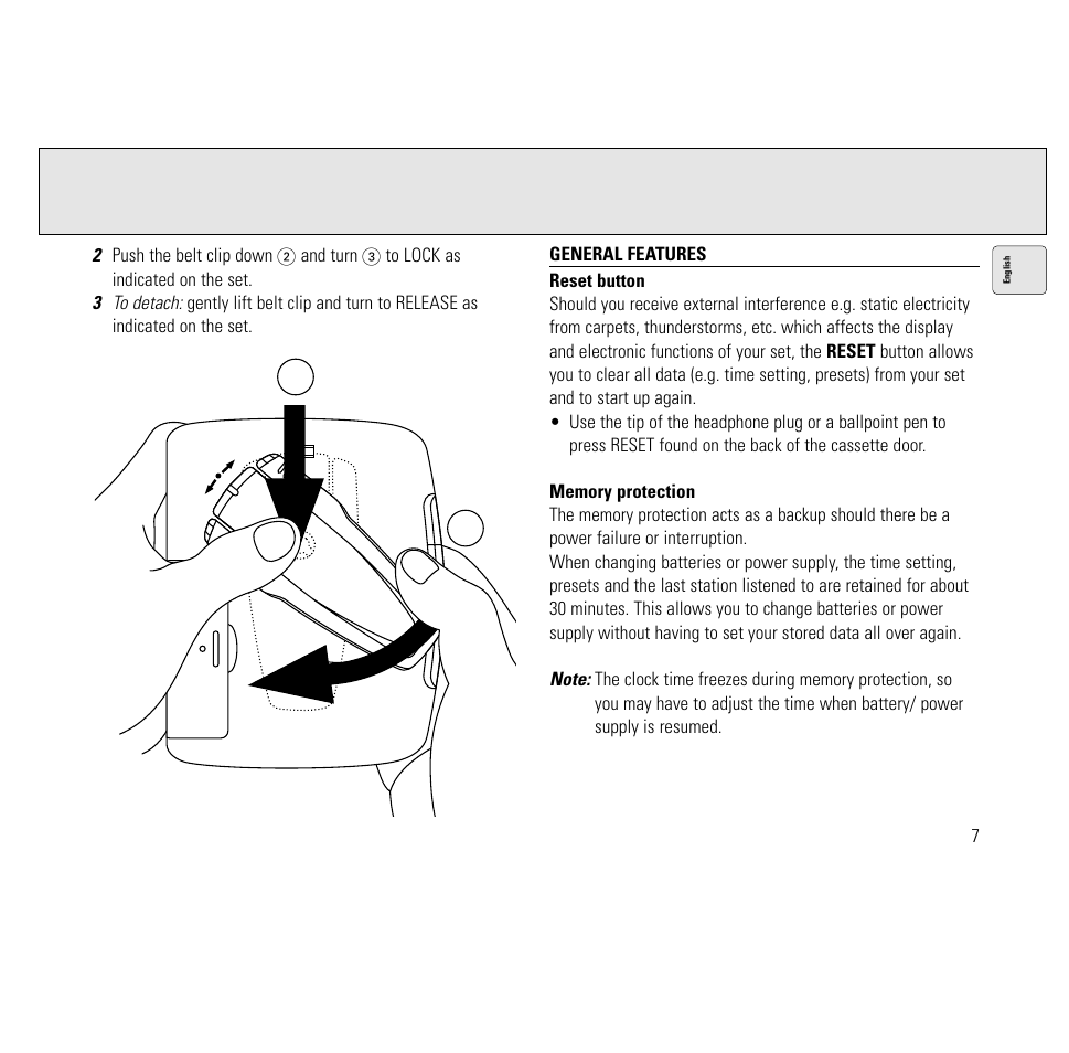 3 to detach | Philips AQ6691/01Z User Manual | Page 7 / 9
