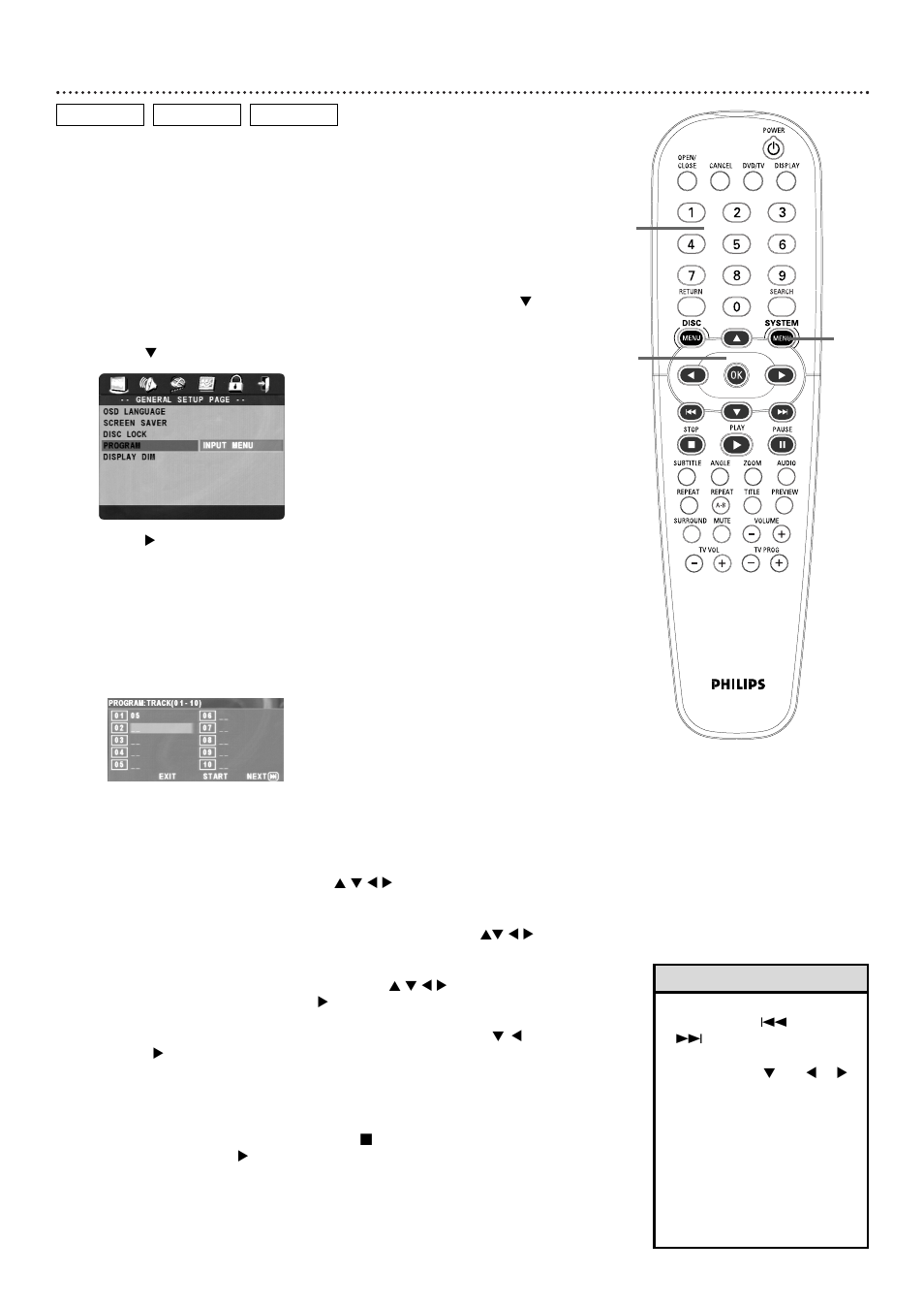 Program 31 | Philips DVD727 User Manual | Page 31 / 52