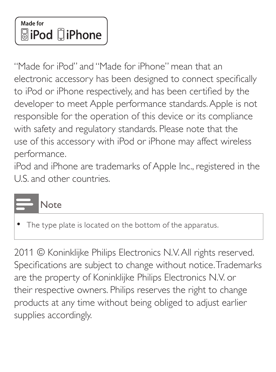 Philips AJ7030D User Manual | Page 23 / 26