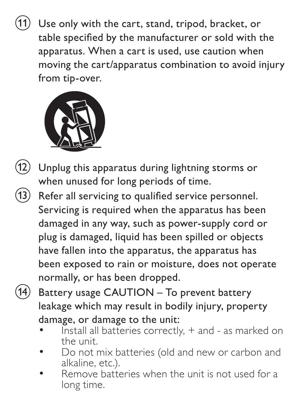 Philips AJ7030D User Manual | Page 8 / 26