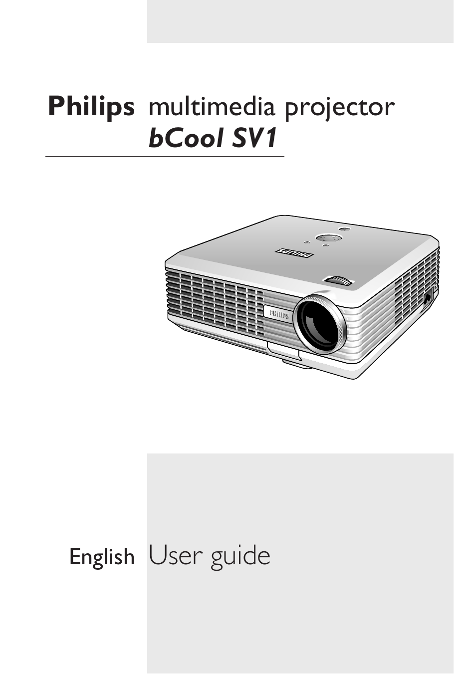 Philips SV1 User Manual | 36 pages