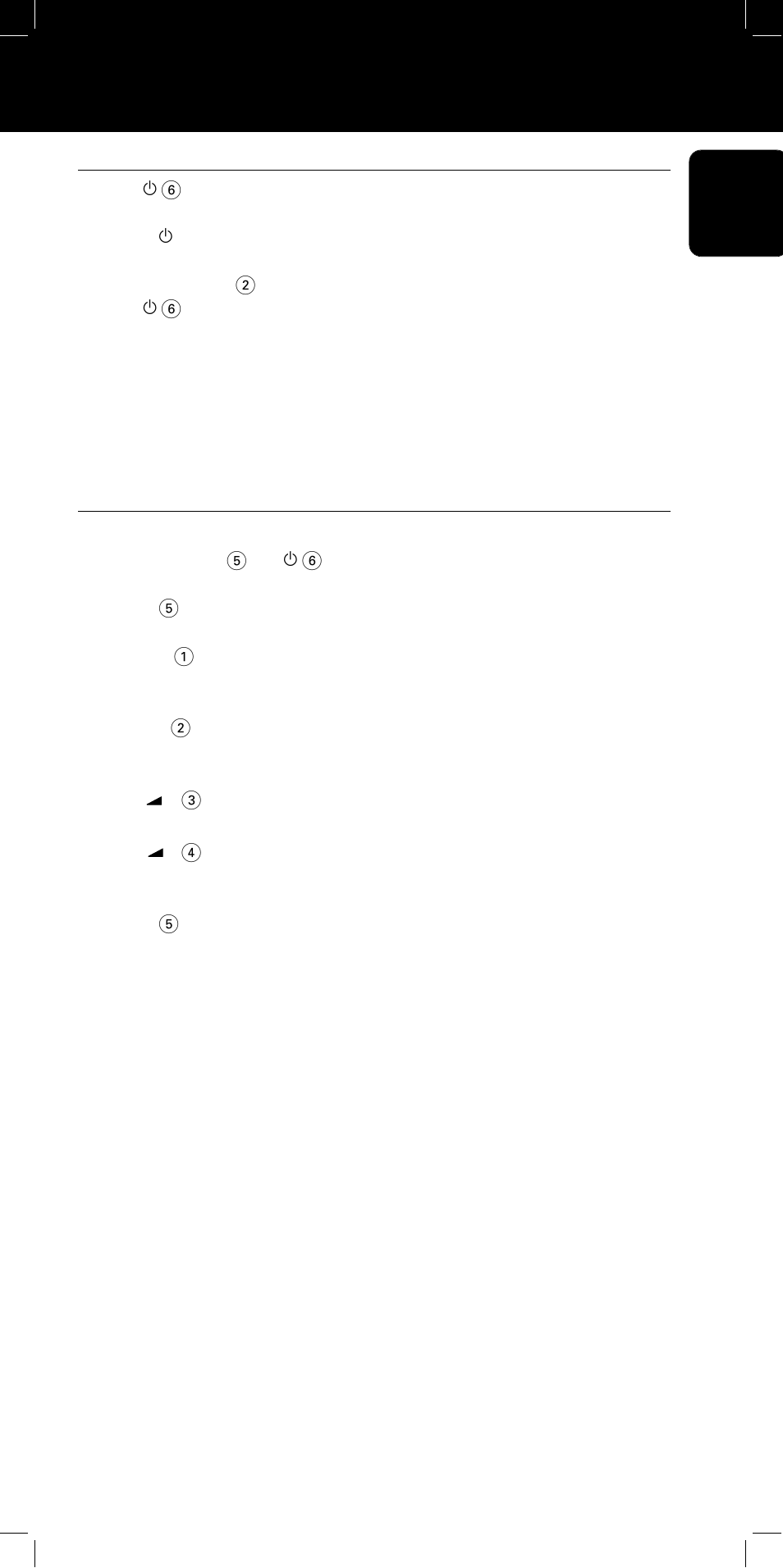 Instructions for use | Philips SBC RU 098 User Manual | Page 5 / 30