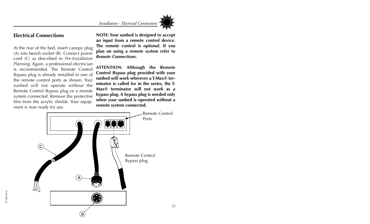 Electrical connections | Philips 27964-01A User Manual | Page 17 / 36