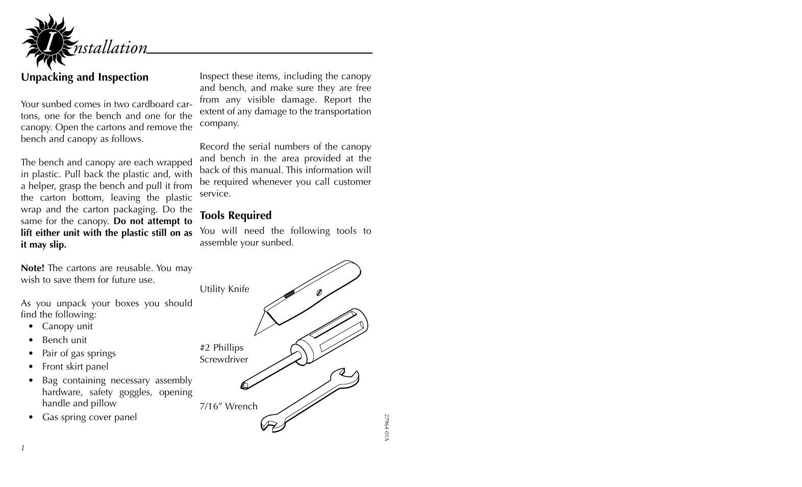 Nstallation | Philips 27964-01A User Manual | Page 6 / 36