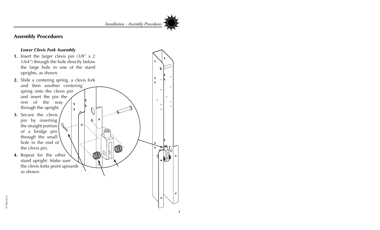 Assembly procedures | Philips 27964-01A User Manual | Page 9 / 36