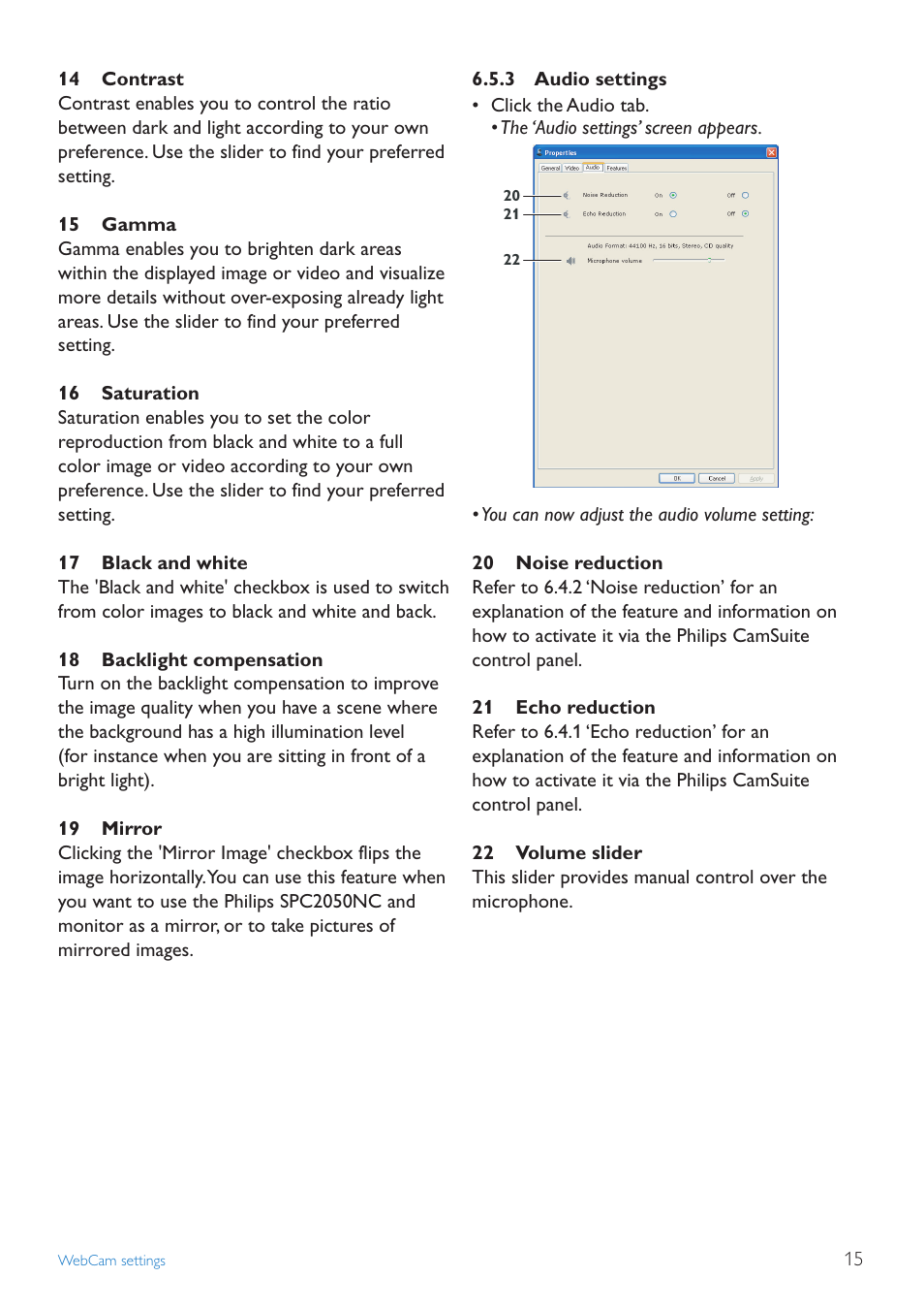 Philips SPC2050NC User Manual | Page 15 / 21