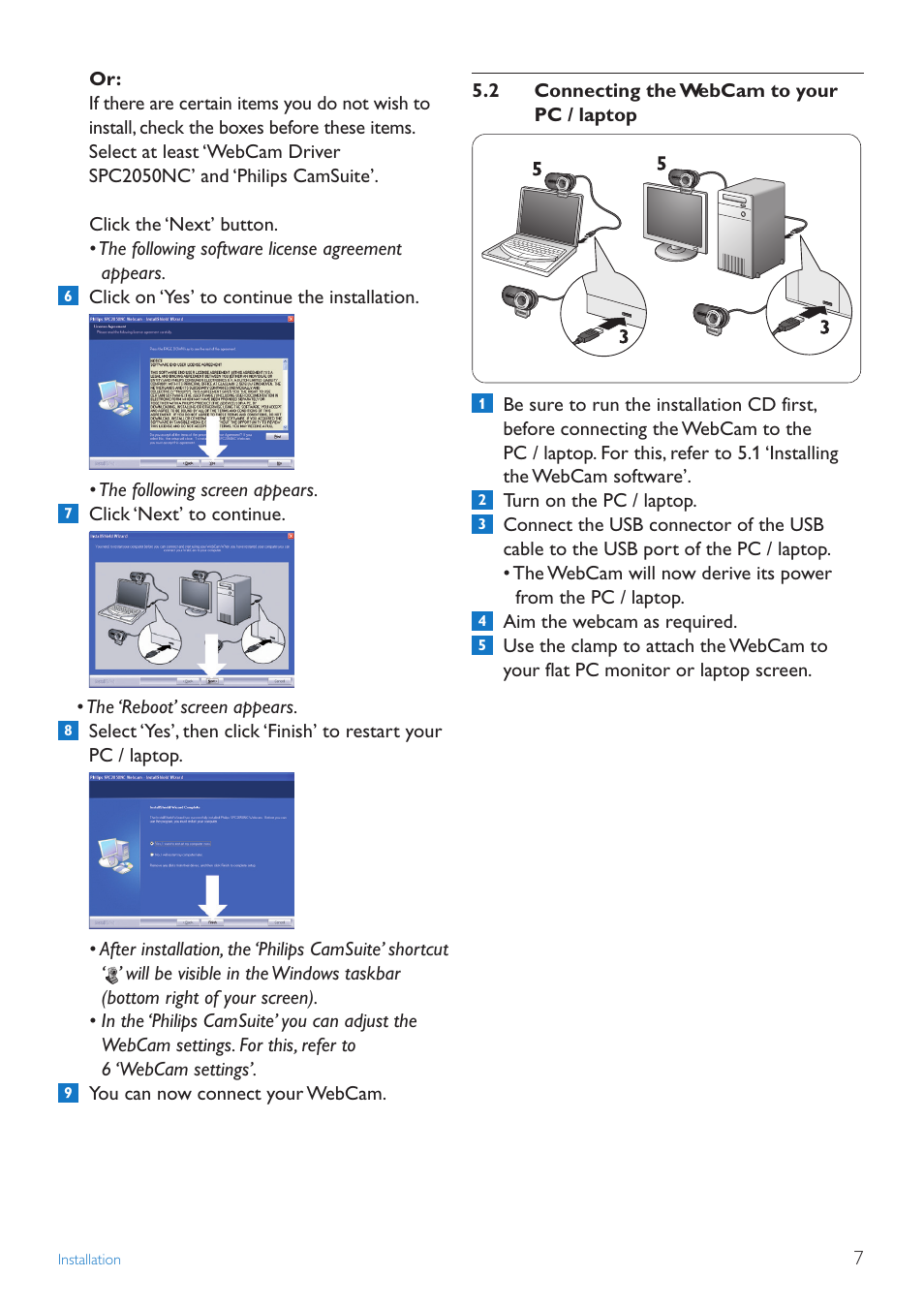 Philips SPC2050NC User Manual | Page 7 / 21