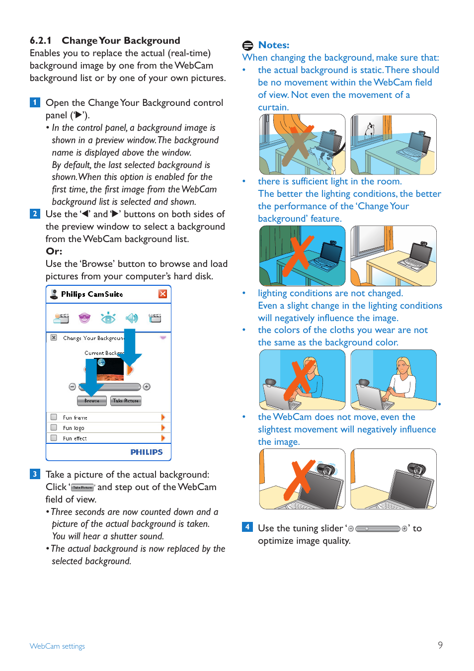 Philips SPC2050NC User Manual | Page 9 / 21