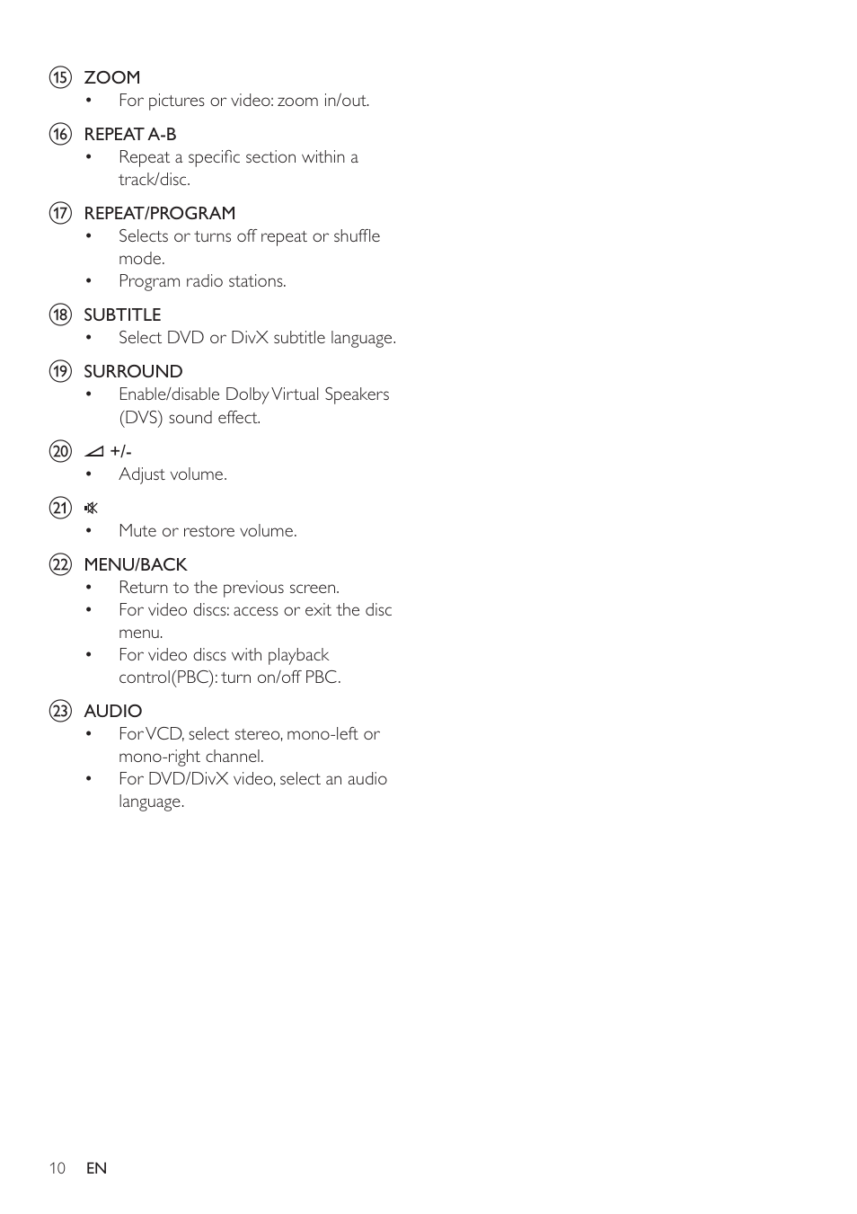 Philips HSB2351/51 User Manual | Page 9 / 36