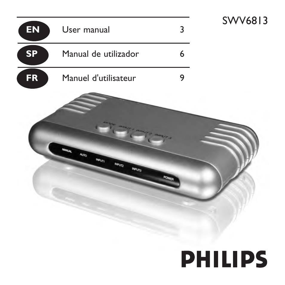 Philips SWV6813 User Manual | 12 pages