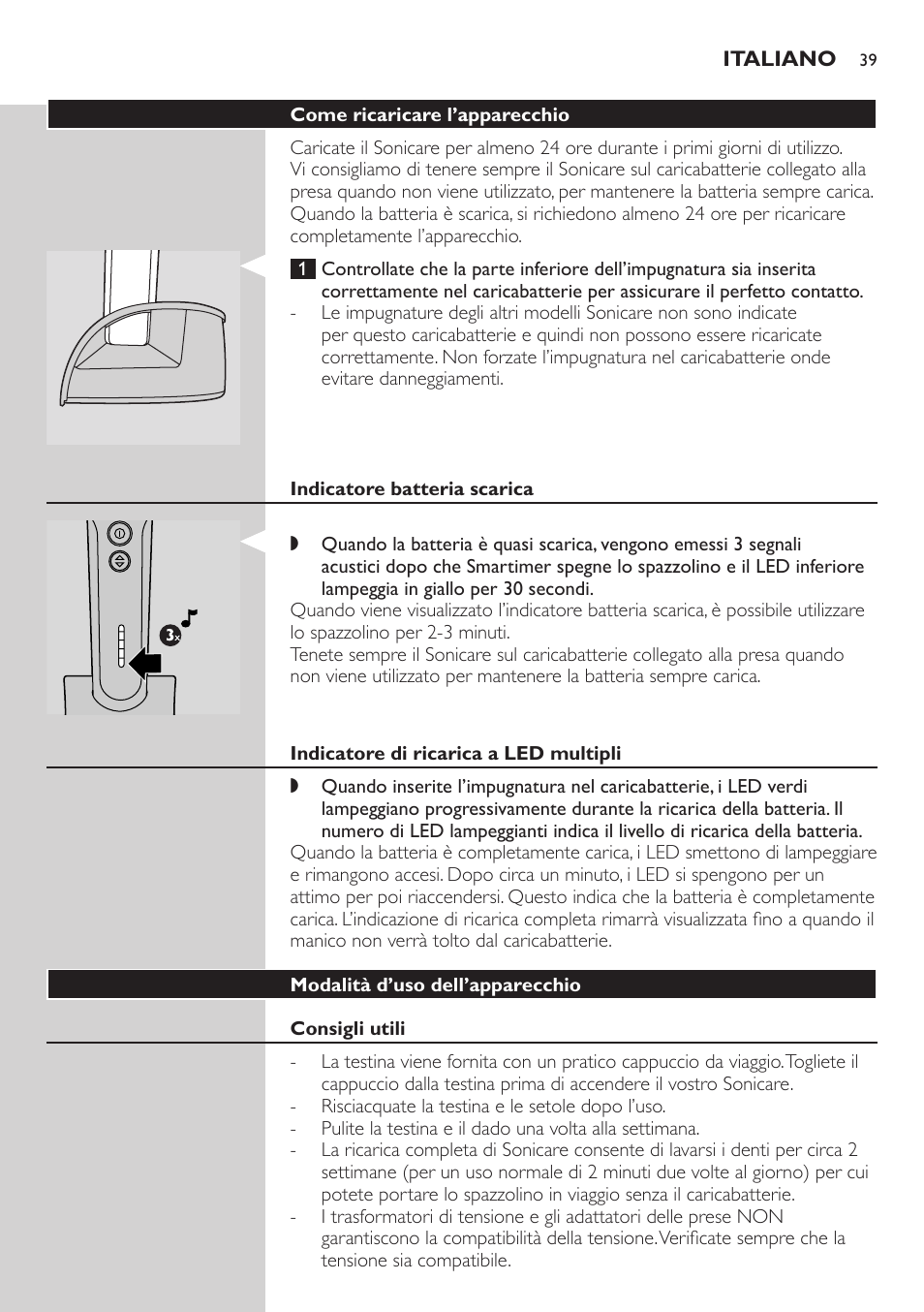 Philips ellite e9000 User Manual | Page 39 / 60