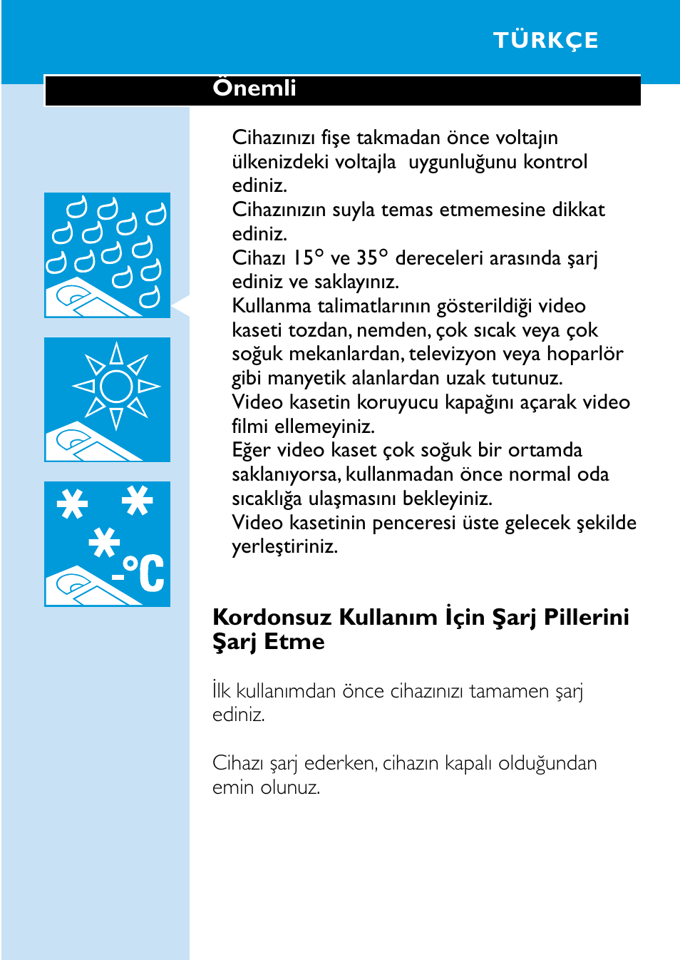 Türkçe 53 | Philips HQC688 User Manual | Page 51 / 68