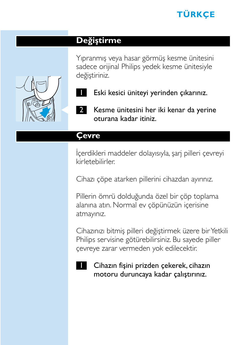 Philips HQC688 User Manual | Page 55 / 68