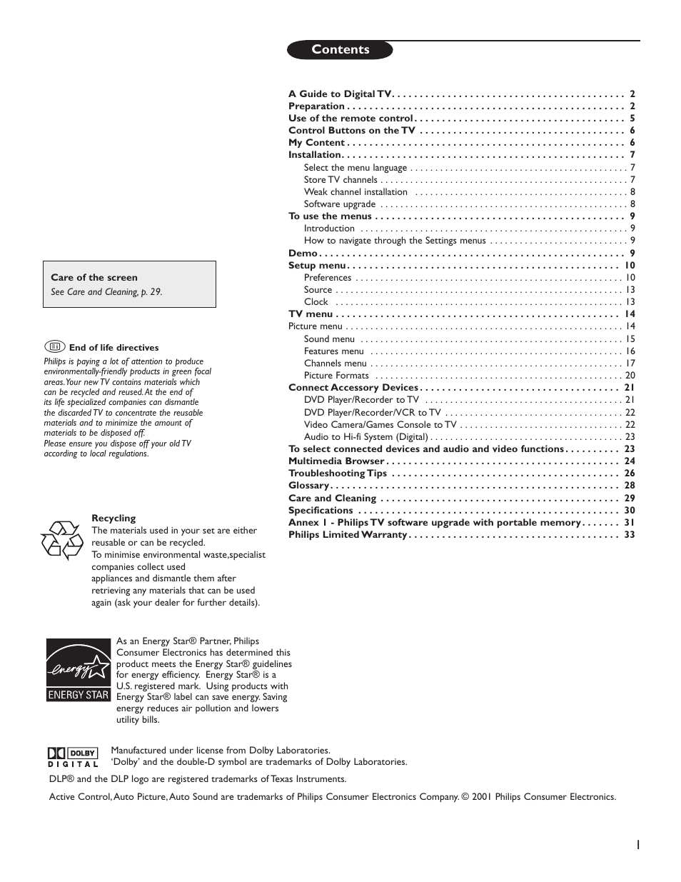 Philips 50PL9126D User Manual | Page 9 / 42