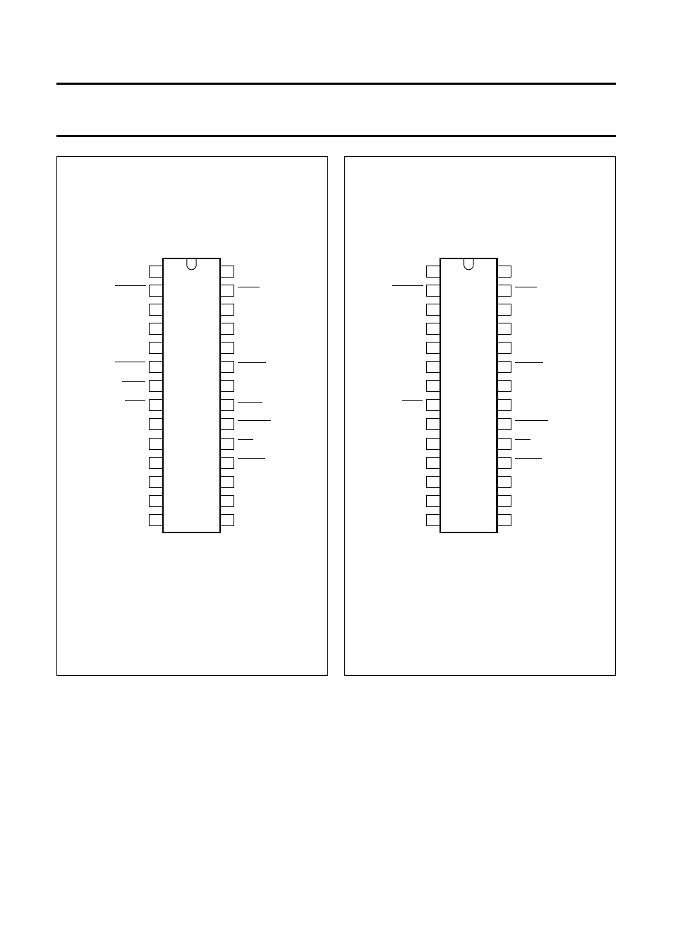 Smart card interface tda8001, Fig.2 pin configuration, Fig.3 pin configuration | Philips TDA8001 User Manual | Page 6 / 24