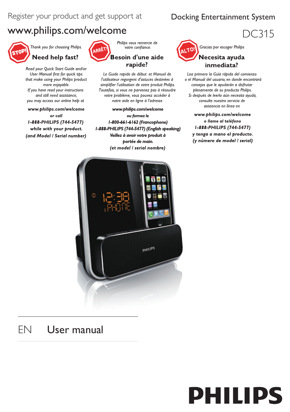 Philips DC315/37 User Manual | 24 pages