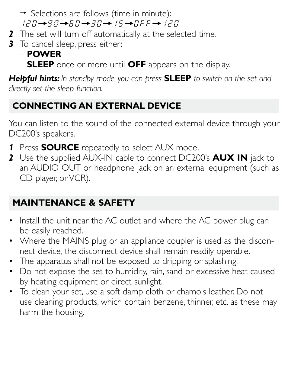 Philips DC200/93 User Manual | Page 13 / 16