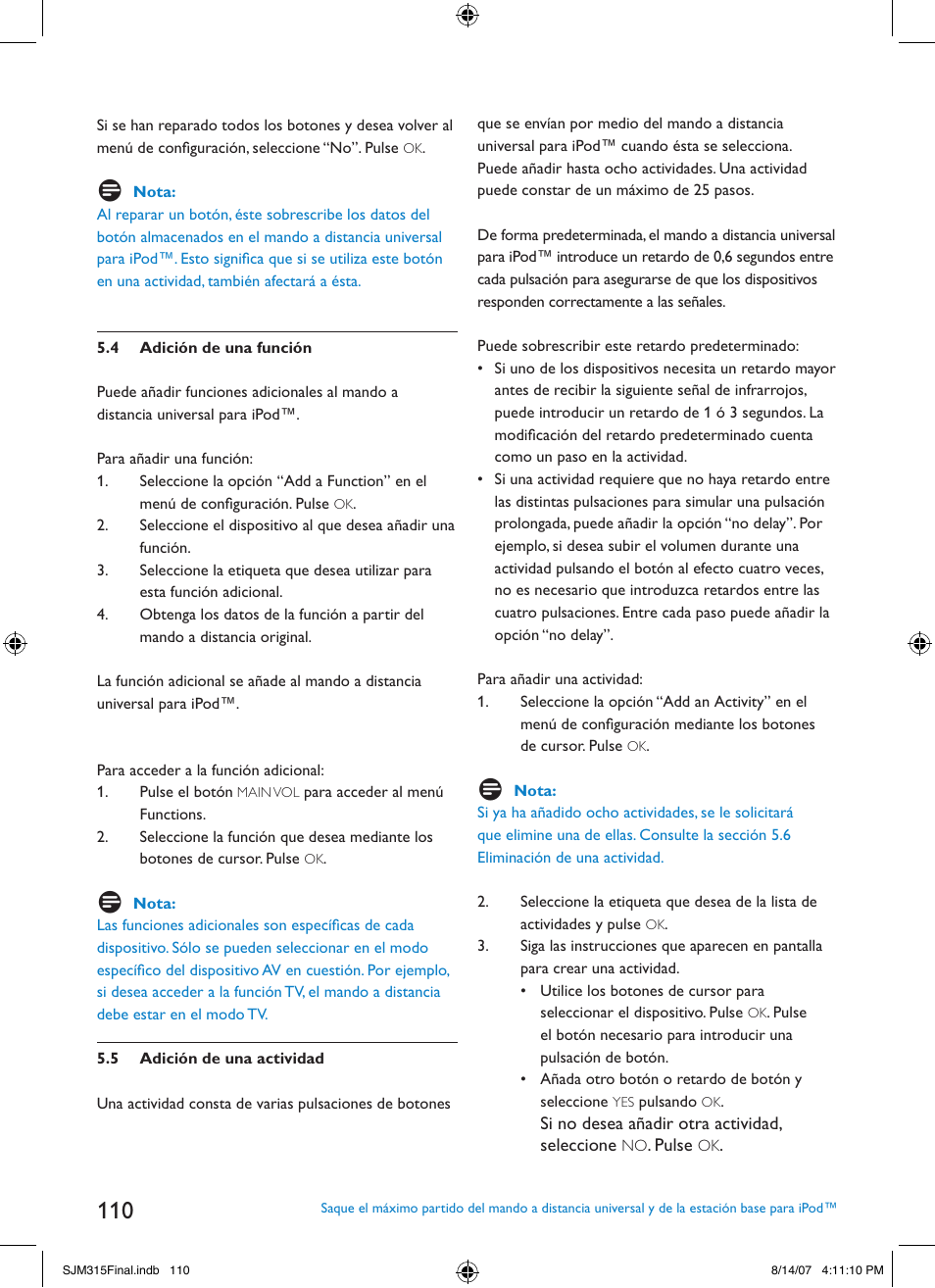 Philips SJM3151 User Manual | Page 110 / 325