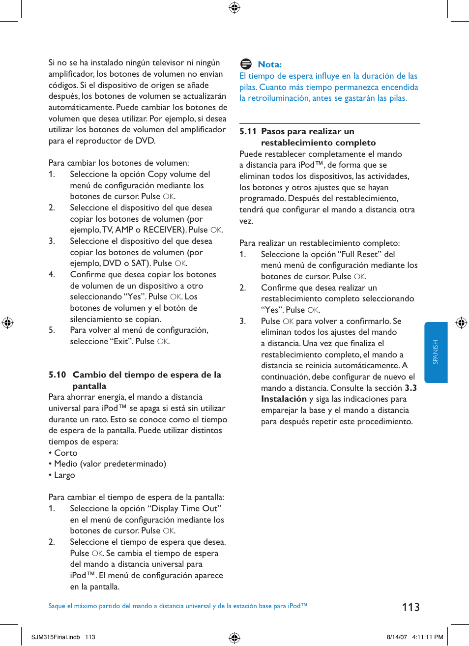 Philips SJM3151 User Manual | Page 113 / 325