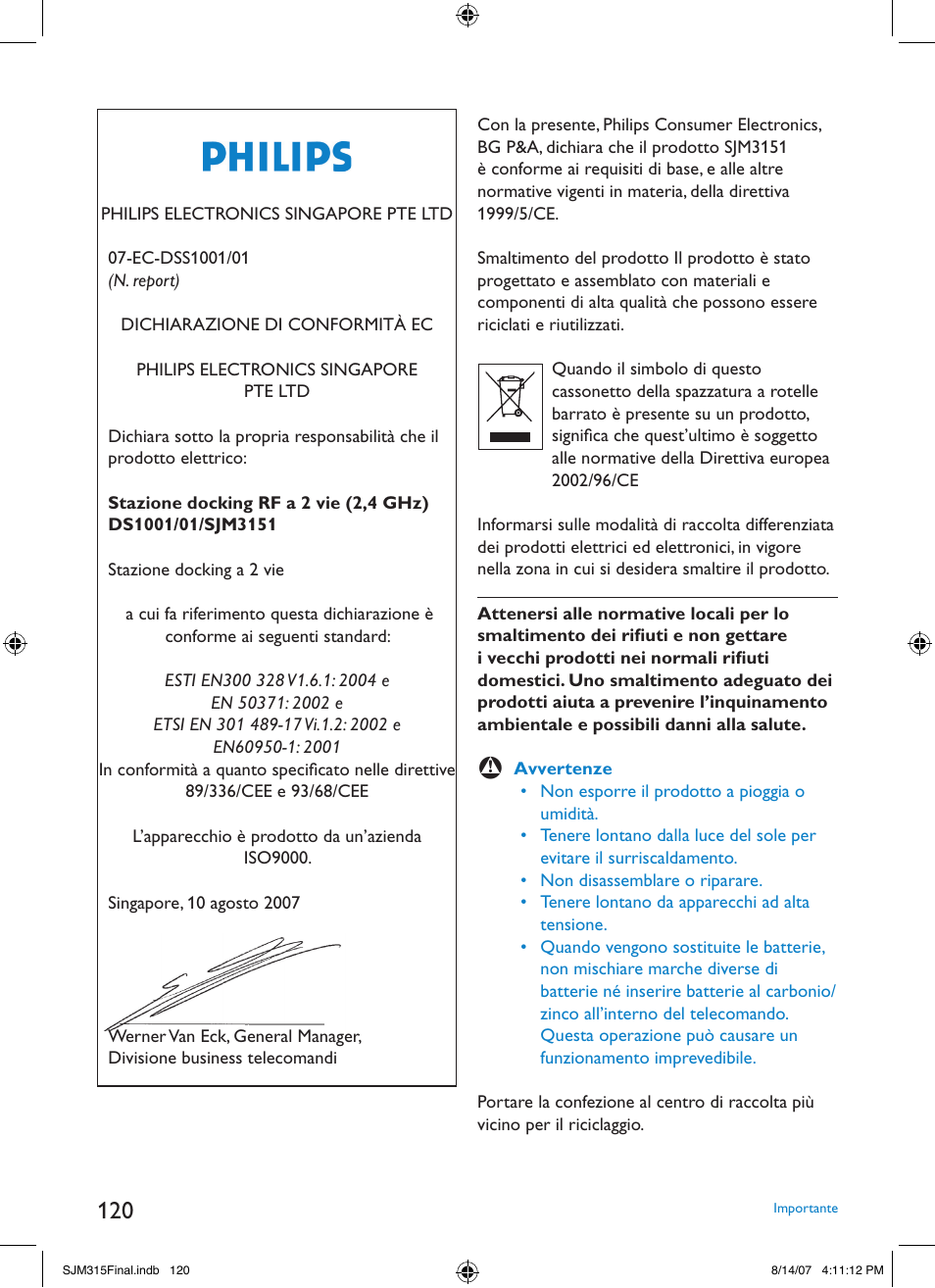 Philips SJM3151 User Manual | Page 120 / 325